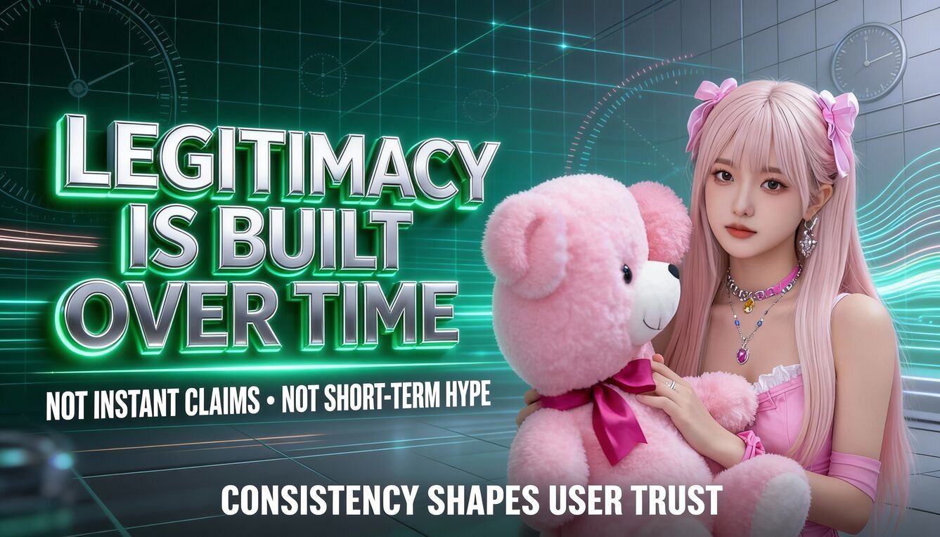 An editorial illustration representing how platform legitimacy in Bangladesh is formed gradually through consistent behavior and long-term user observation rather than instant claims.