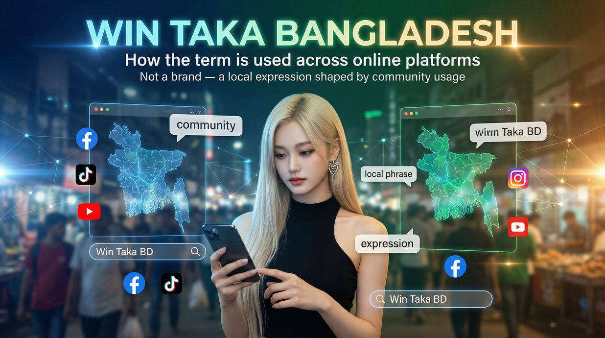 বাংলাদেশে বিভিন্ন অনলাইন আলোচনায় “Win Taka” শব্দটি কীভাবে ব্যবহৃত হয় তার ভিজ্যুয়াল উপস্থাপন