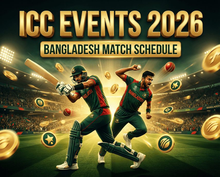 ICC ইভেন্ট 2026: বাংলাদেশের ম্যাচের সময়সূচী এবং মূল তারিখ