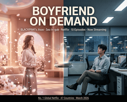 BLACKPINK Jisoo as Seo Mi-rae in Netflix K-drama Boyfriend on Demand, which hit No. 1 in 47 countries after its March 6, 2026 premiere.