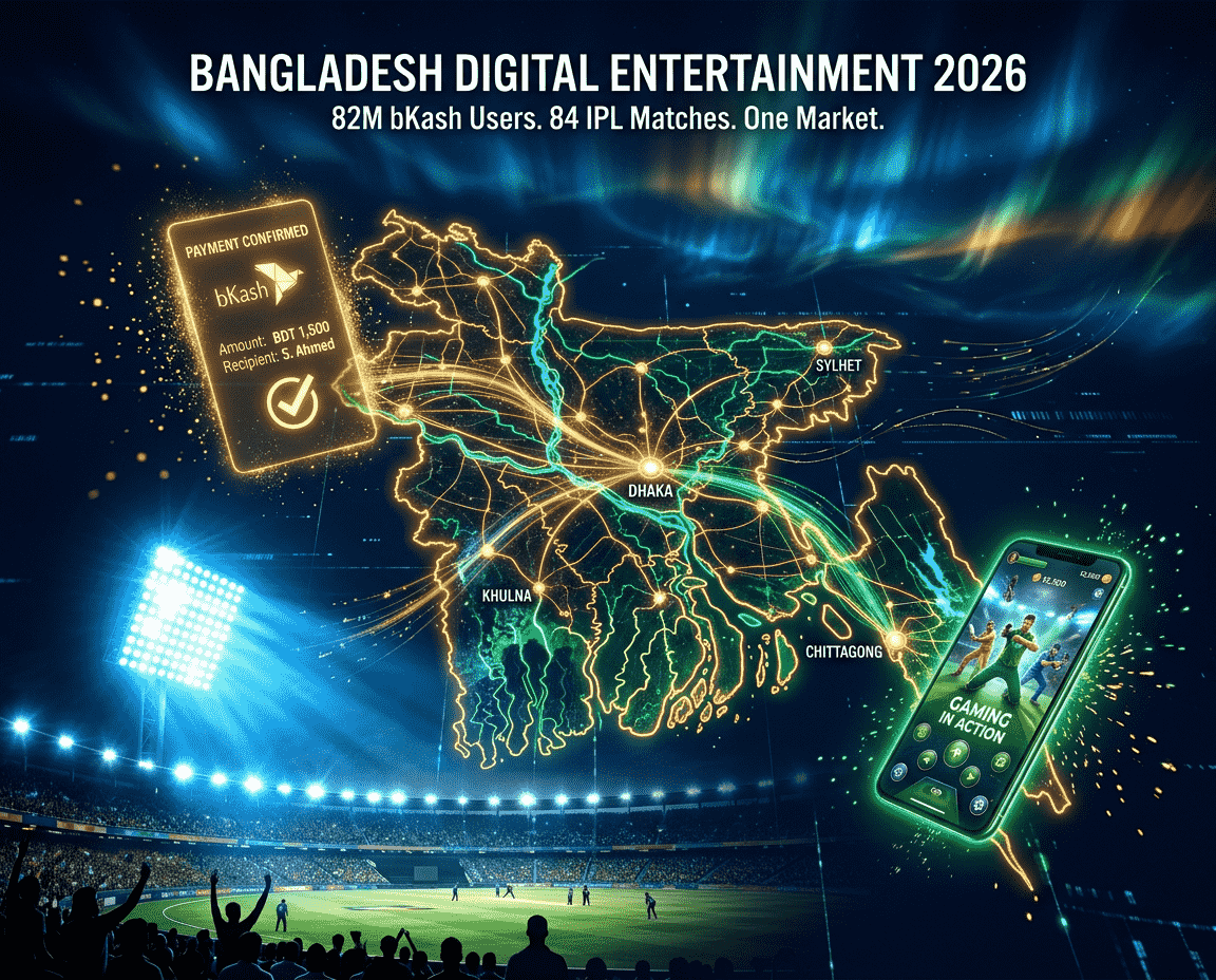 Online Entertainment in Bangladesh 2026: How Digital Gaming, Cricket Predictions and Mobile Payments Are Changing the Game