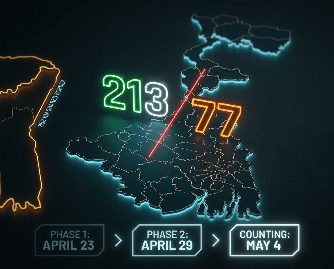 West Bengal Election 2026: Dates, TMC vs BJP, Pakistan Threat Factor and Why Bangladesh Is Watching