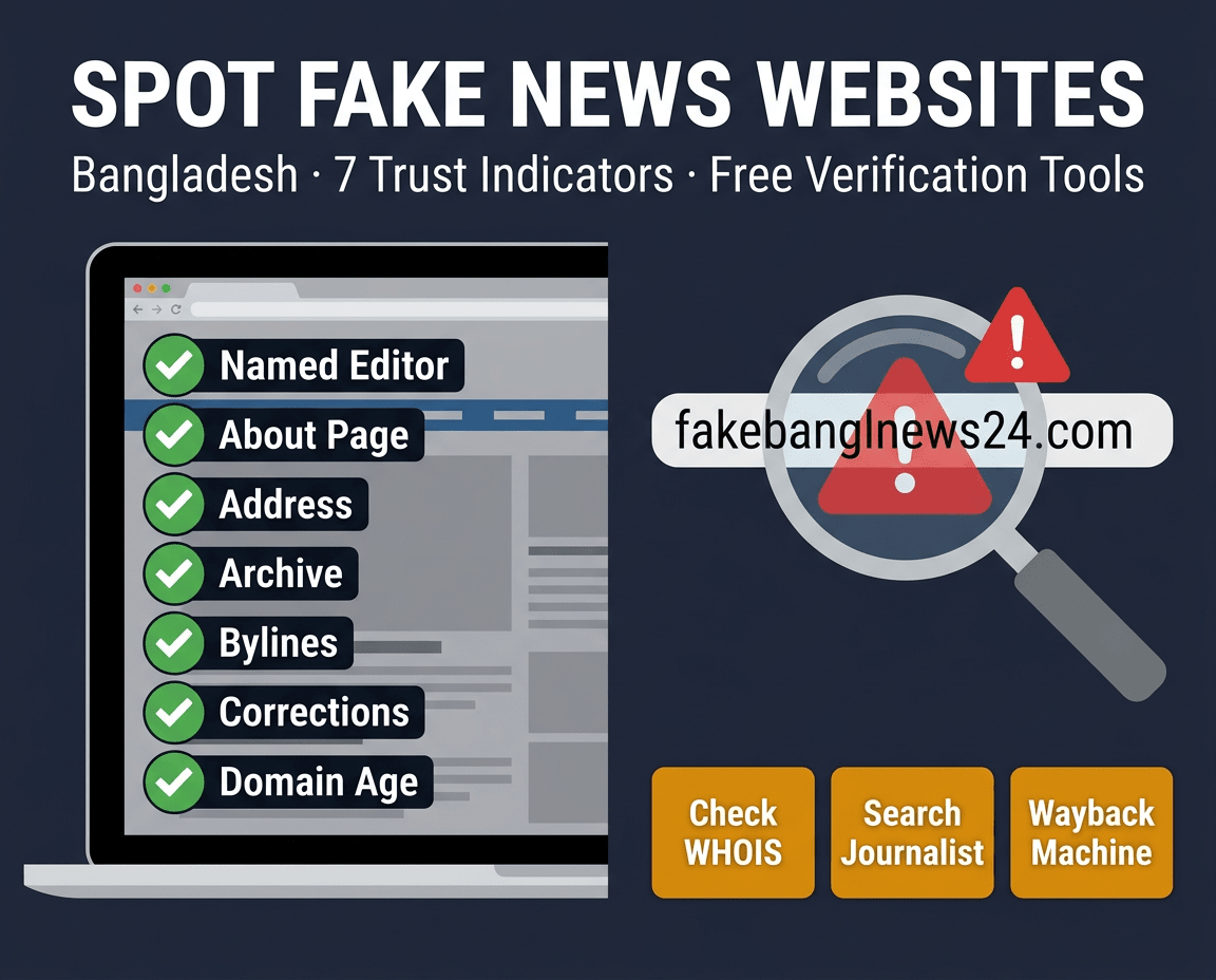 How to Spot Fake News Websites in Bangladesh: A Reader's Trust Guide