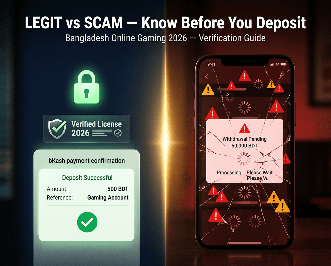 5 Signs an Online Gaming Platform in Bangladesh Is Legit — And 5 Red Flags That Mean It's a Scam