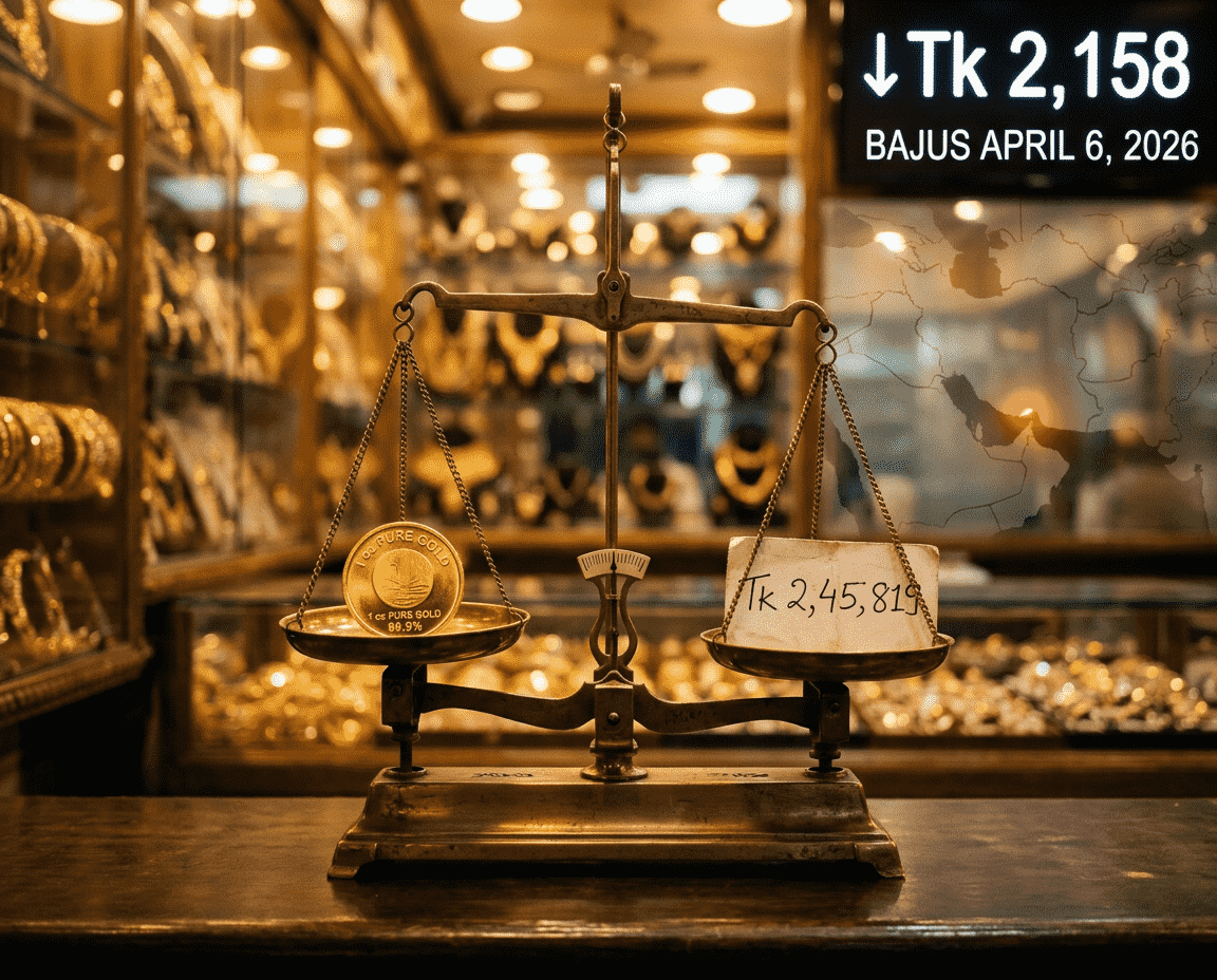 Gold Price in Bangladesh April 2026: Today's BAJUS Rate, Why Prices Dropped and What the Iran War Means for Gold